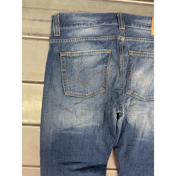 Levi's Men's Straight Jeans - Blue - Picture 13 of 16